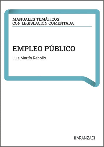 Empleo público, de Martín Rebollo | portada del libro
