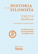 HISTORIA DE LA FILOSOFIA. TEXTOS. BACHILLERATO, de VVAA | portada del libro