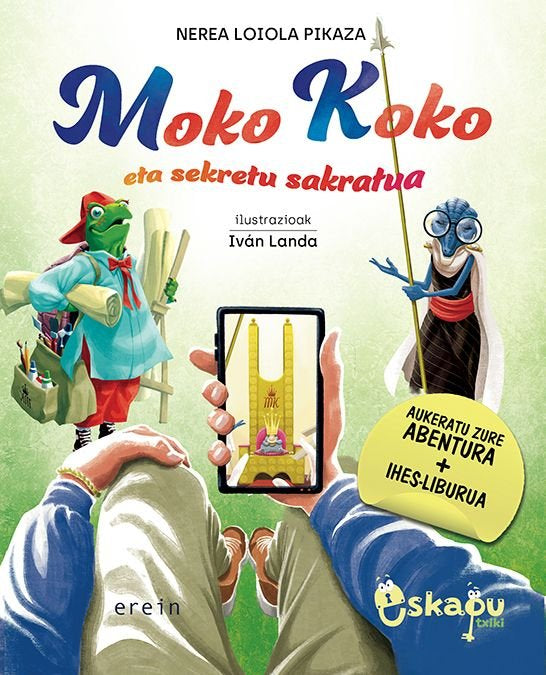 MOKO KOKO ETA SEKRETU SAKRATUA, de LOIOLA, NEREA | portada del libro