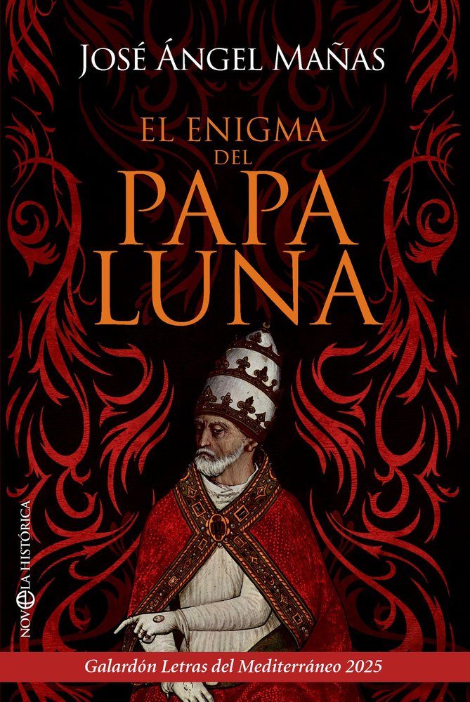 EL ENIGMA DEL PAPA LUNA, de MAÑAS, JOSE ANGEL | portada del libro