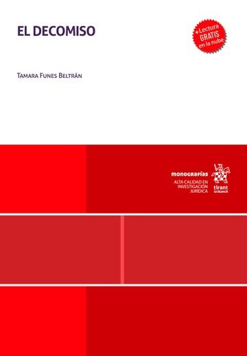 EL DECOMISO, de FUNES BELTRAN | portada del libro