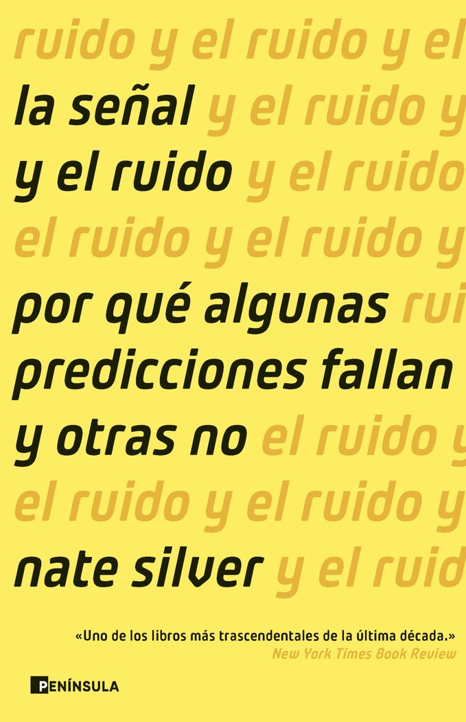 LA SEÑAL Y EL RUIDO, de NATE SILVER | portada del libro