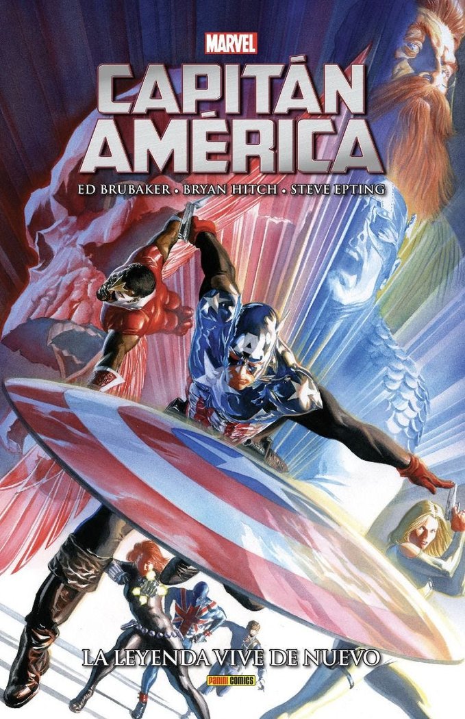 MARVEL INTEGRAL CAPITAN AMERICA. LA LEYENDA VIVE DE NUEVO, de BRUBAKER, ED | portada del libro