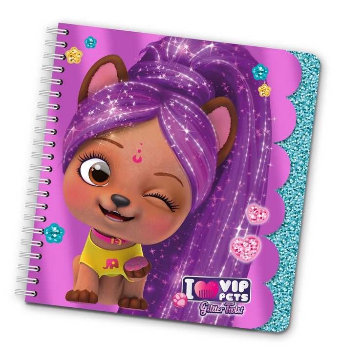PLAY WITH VIP PETS GLITTER TWIST, de AA.VV. | portada del libro