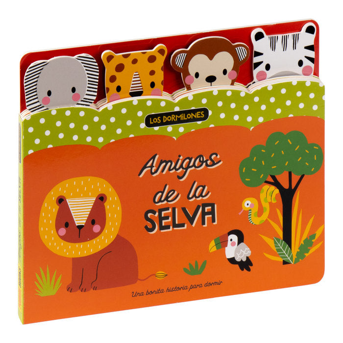 LOS DORMILONES - AMIGOS DE LA SELVA, de REBECCA WEERASEKERA | portada del libro