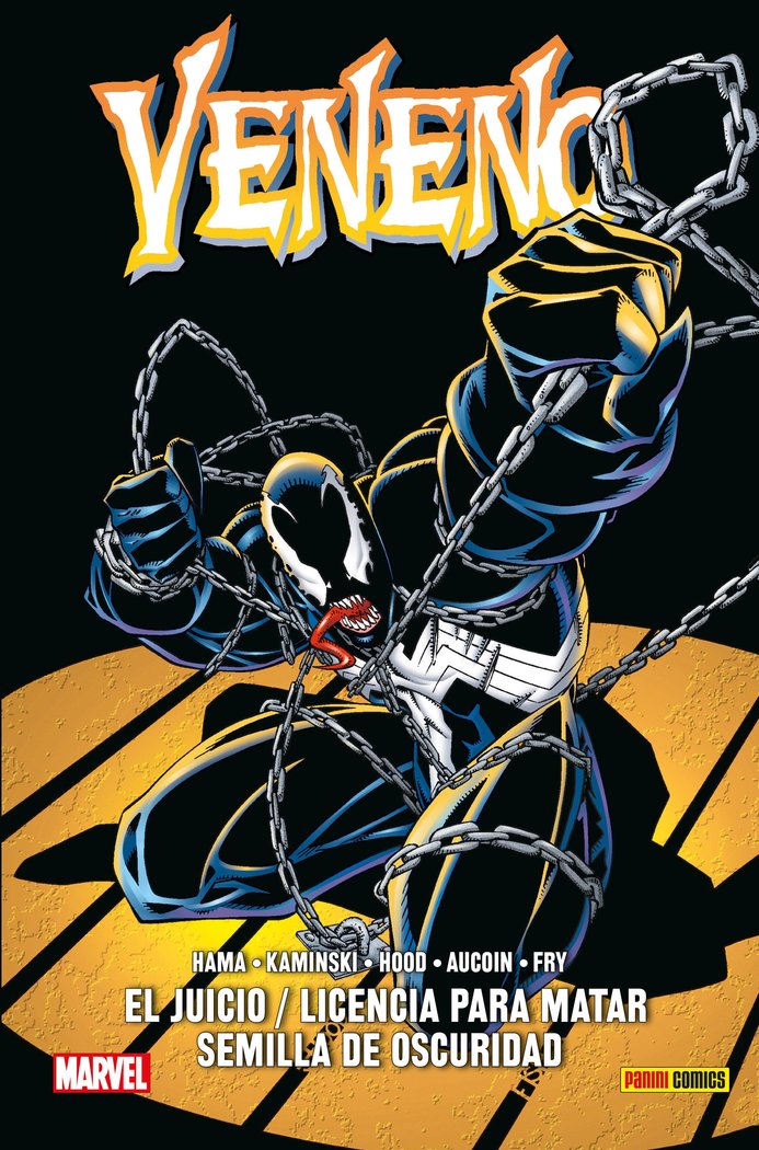 100% Marvel hc veneno. el juicio/licencia para matar/semilla de oscuridad, de DEREK AUCOIN | portada del libro