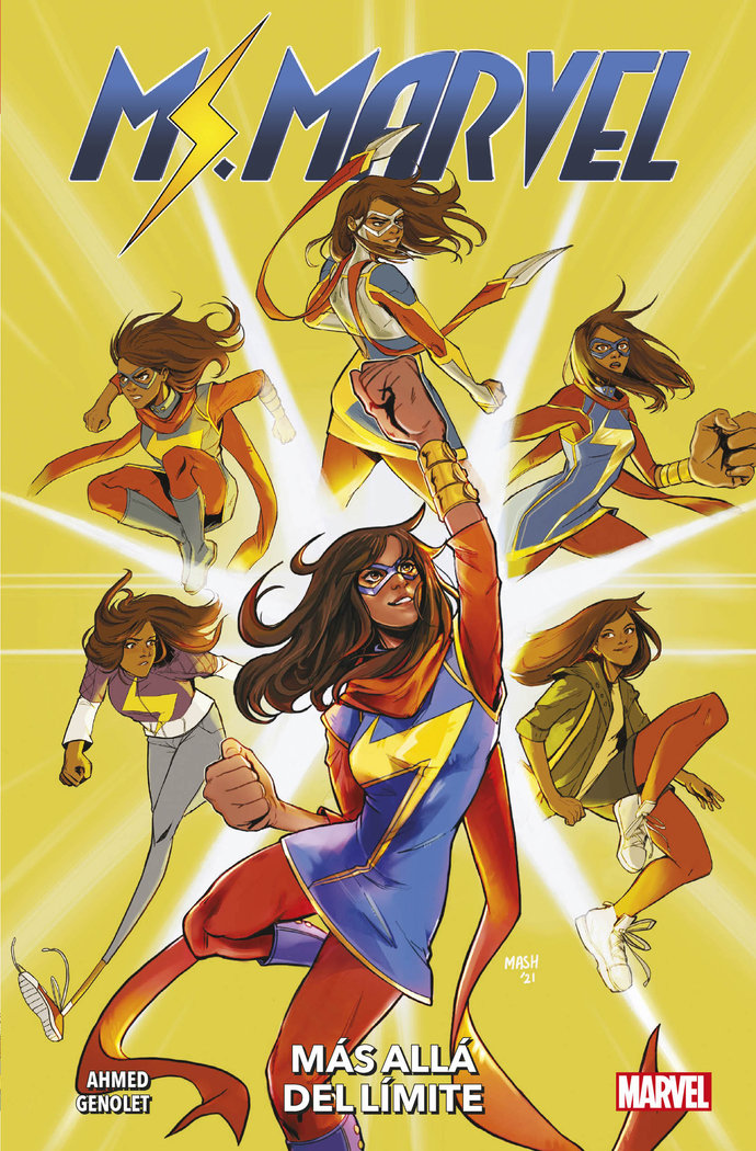 MS MARVEL MAS ALLA DEL LIMITE, de SAMIRA AHMED | portada del libro