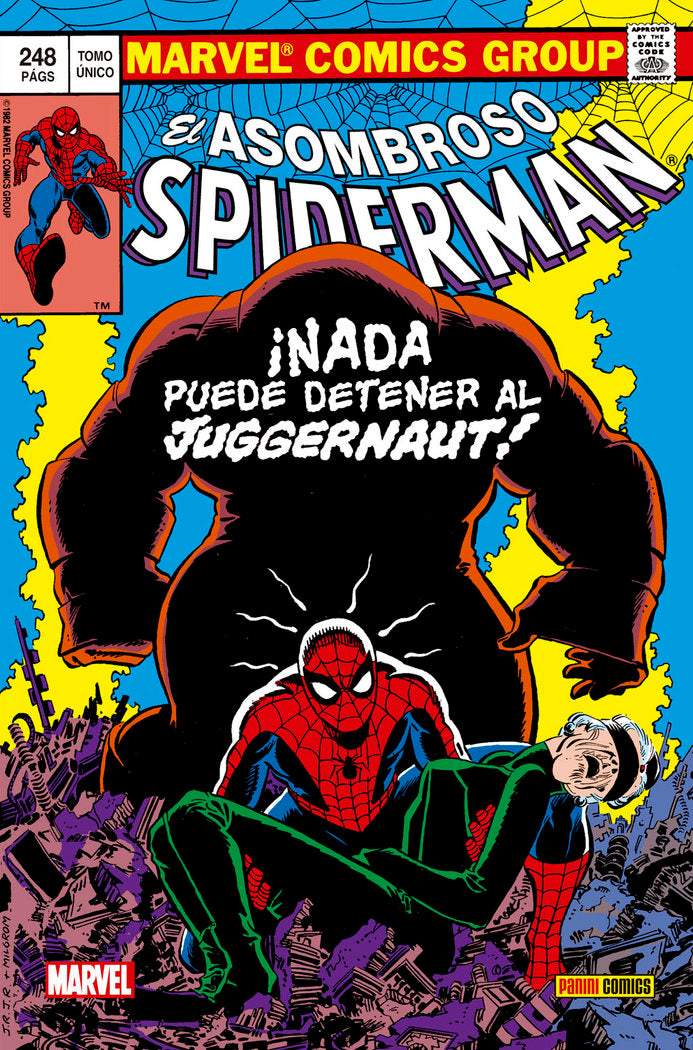 SPIDERMAN NADA PUEDE DETENER JUGGERNAUT, de GREG LAROCQUE, LOUISE SIMONSON, ROB LIEF | portada del libro