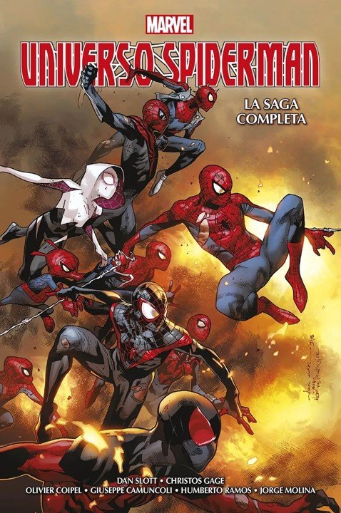 UNIVERSO SPIDERMAN LA SAGA COMPLETA, de GIUSEPPE CAMUNCOLI#JORGE MOLINA#JUAN FRI | portada del libro