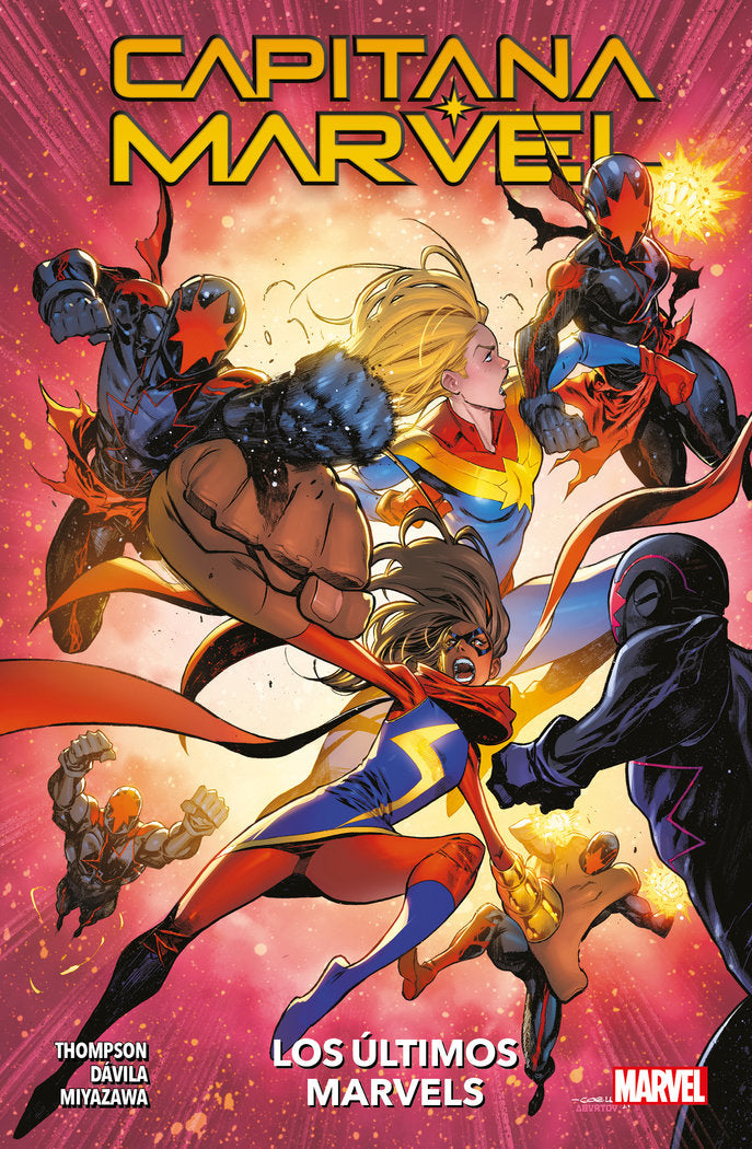 100% Marvel capitana marvel 3, de KELLY THOMPSON | portada del libro