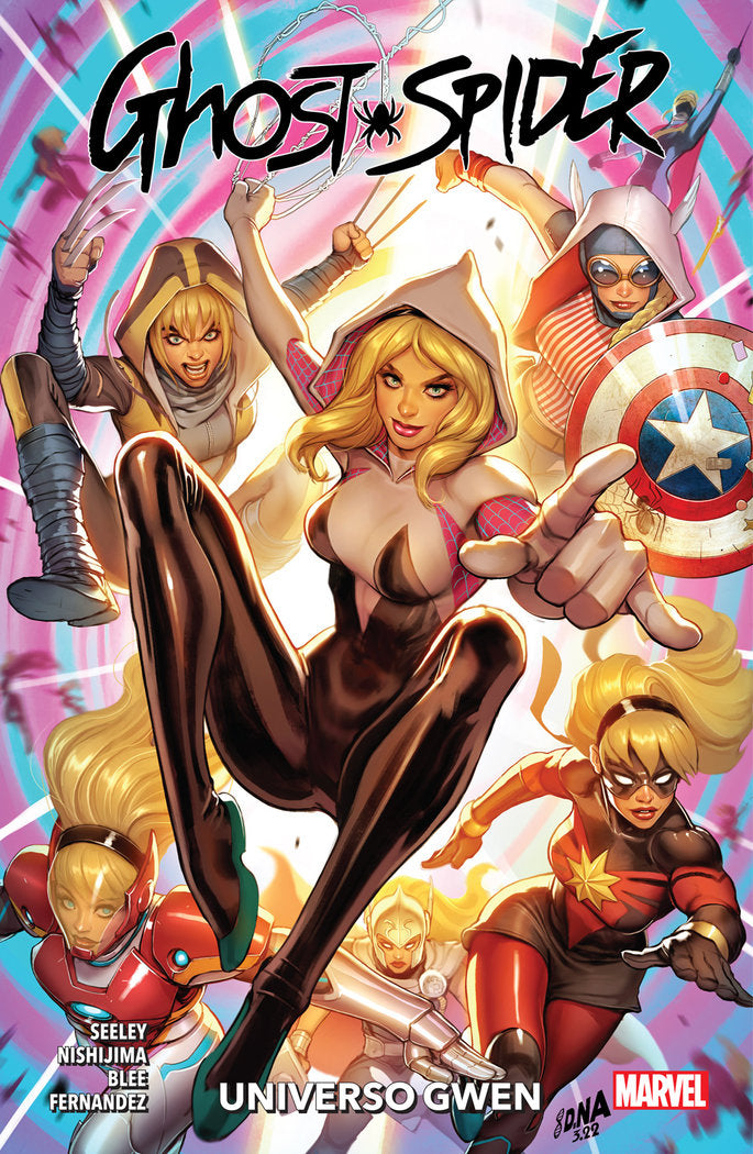 100% MARVEL GHOST SPIDER 5. UNIVERSO GWEN, de JODI NISHIJIMA | portada del libro