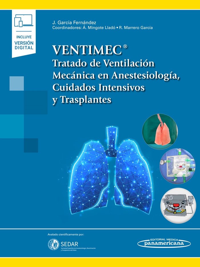 VENTIMEC. TRATADO DE VENTILACION MECANICA EN ANESTESIOLOGIA, CUID, de GARCIA FERNANDEZ, JAVIER | portada del libro