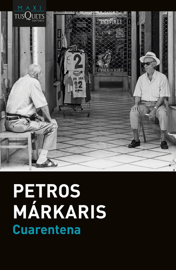 CUARENTENA, de PETROS MARKARIS | portada del libro