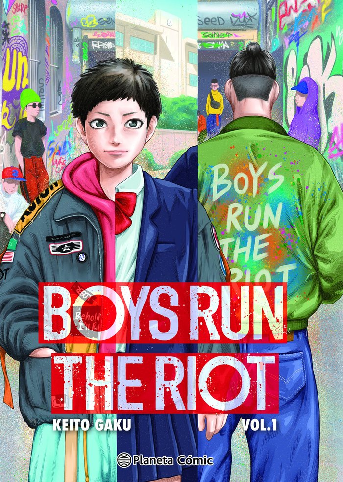 BOYS RUN THE RIOT Nº 01/04, de GAKU, KEITO | portada del libro