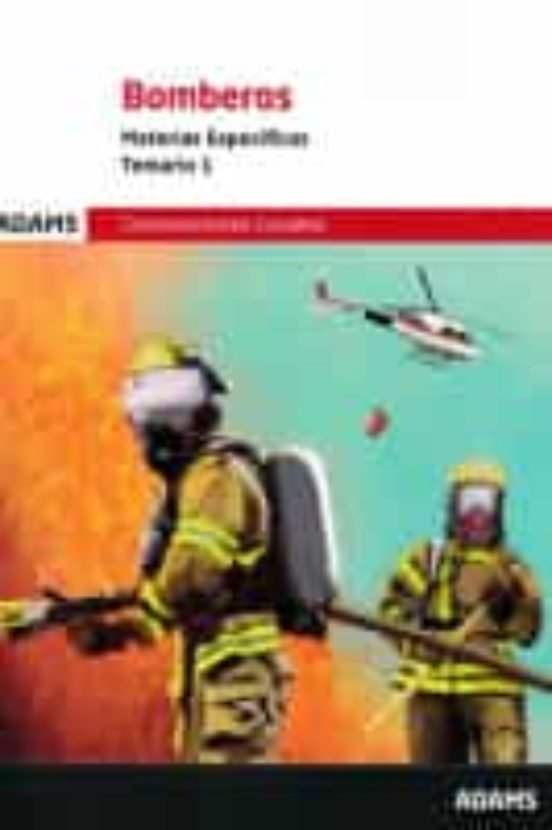 BOMBEROS ( MATERIAS PRIMAS) - TEMARIO ESPECIFICO | portada del libro