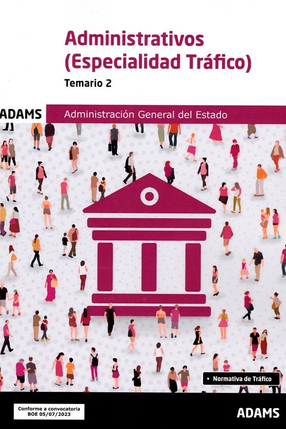ADMINISTRATIVOS ( ESPECIALIDAD TRAFICO) - TEMARIO 2 | portada del libro