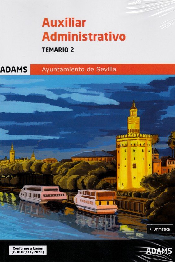 Temario 2 Auxiliar Administrativo del Ayuntamiento de Sevilla, de VARIOS AUTORES | portada del libro