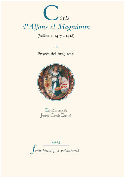 CORTS DALFONS EL MAGNANIM VALENCIA 1417 1418 I, de VARIOS AUTORES | portada del libro