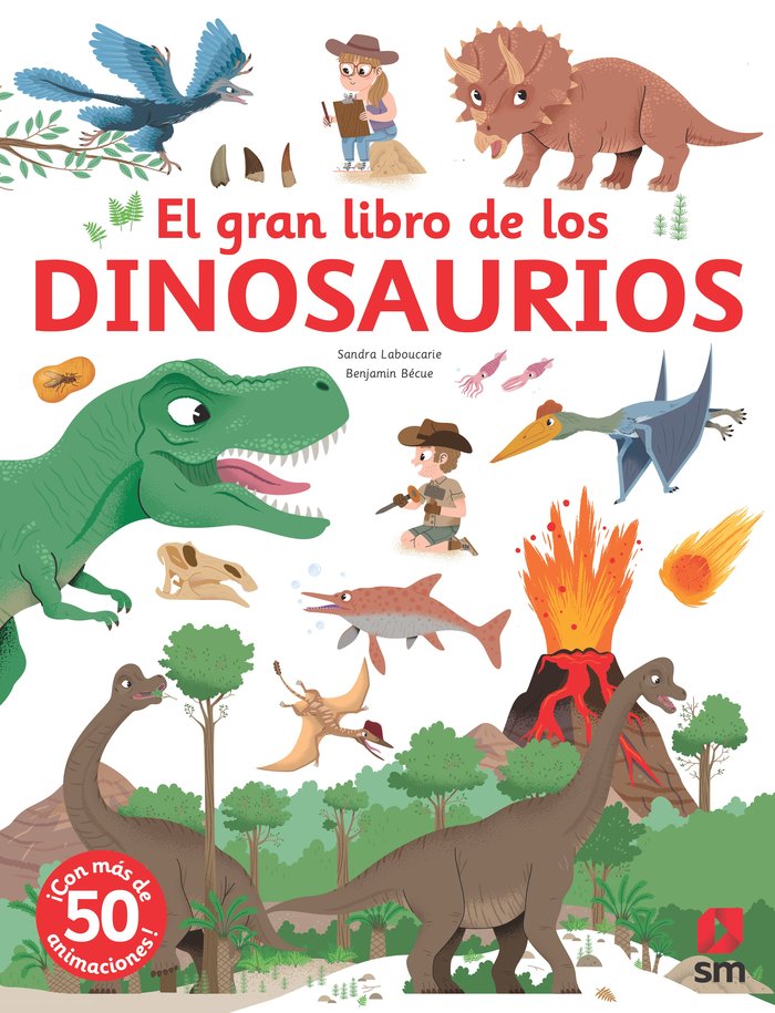 El gran libro de los dinosaurios, de LABOUCARIE, SANDRA | portada del libro