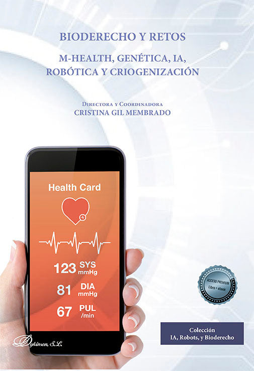 BIODERECHO Y RETOS M HEALTH GENETICA IA ROBOTICA Y CRIOG | portada del libro
