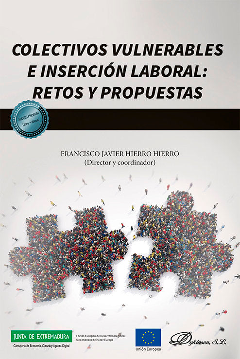 COLECTIVOS VULNERABLES E INSERCION LABORAL: RETOS Y PROPUEST | portada del libro