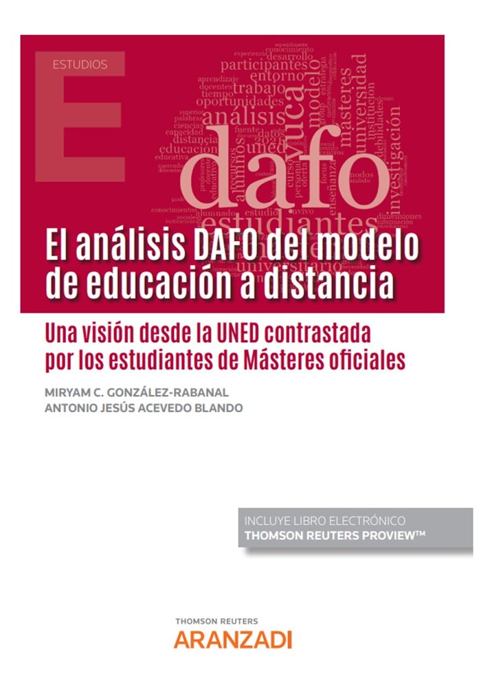 EL ANALISIS DAFO DEL MODELO DE EDUCACION A DISTANCIA, de ANTONIO JESUS ACEVEDO BLANDO | portada del libro