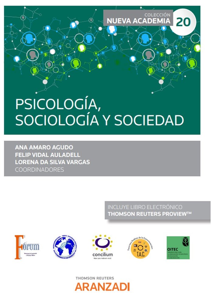 PSICOLOGIA SOCIOLOGIA Y SOCIEDAD CONGRESO FORUM 20 | portada del libro