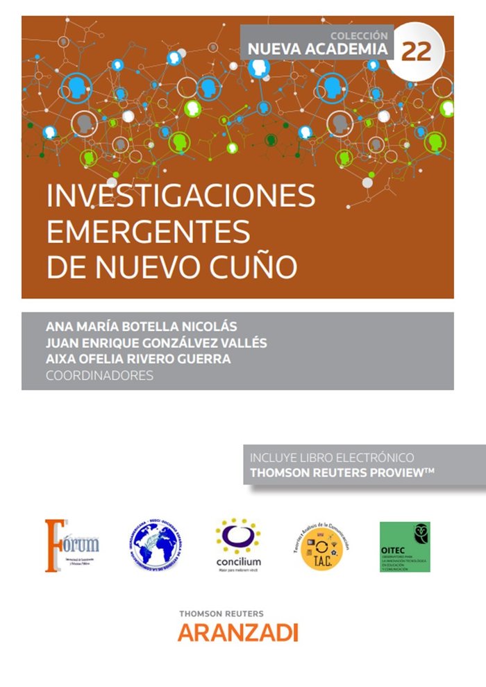 INVESTIGACIONES EMERGENTES DE NUEVO AÑO CONGRESO FORUM 22 | portada del libro