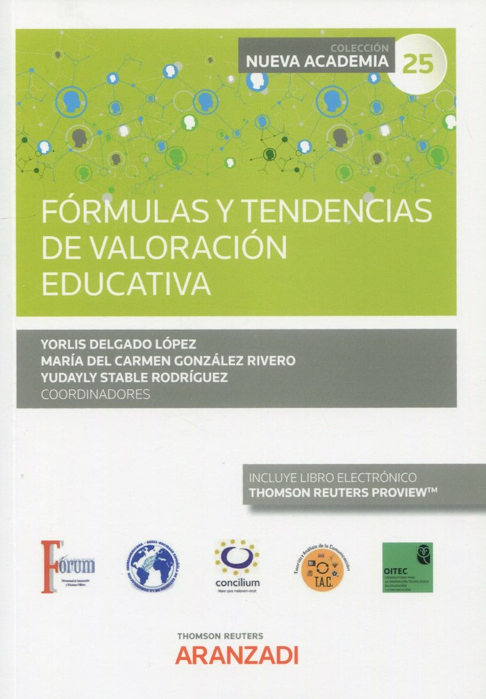 FORMULAS Y TENDENCIAS VALORACION EDUCATIVA CONGRESO FORUM 2 | portada del libro