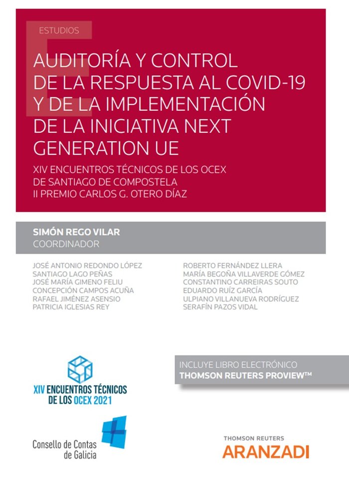 AUTORIA Y CONTROL DE LA RESPUESTA AL COVID-19 DE LA IMPLEME, de REGO VILAR VILAR,SIMON | portada del libro