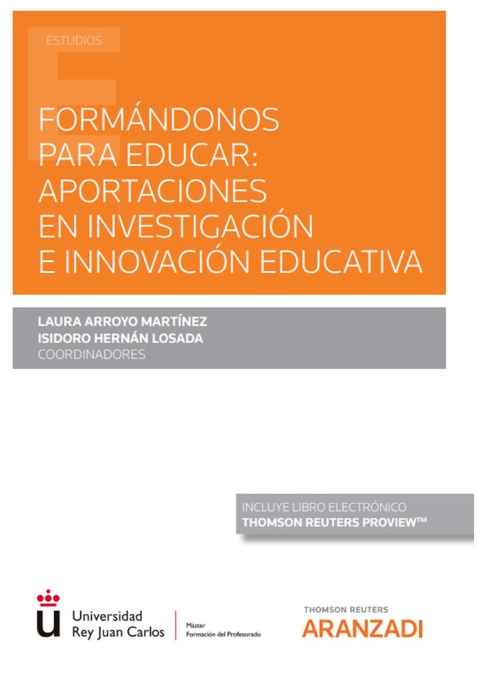 FORMANDONOS PARA EDUCAR APORTACIONES EN INVESTIGACION E INN, de ISIDORO HERNAN LOSADA | portada del libro