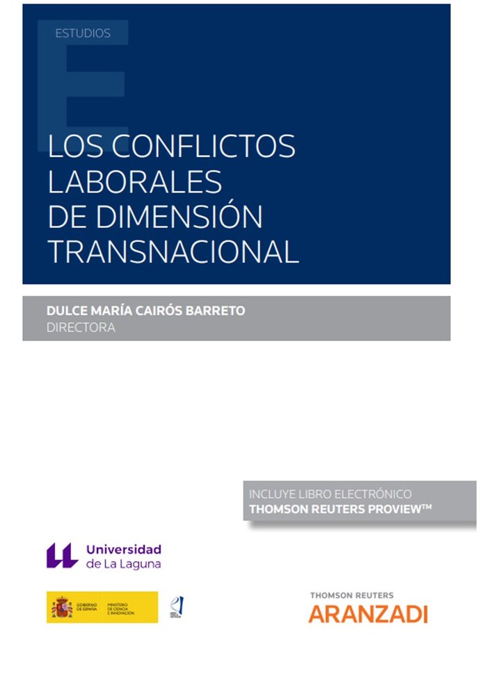 CONFLICTOS LABORALES DE DIMENSION TRANSNACIONAL, de CAIROS BARRETO,DULCE MARIA | portada del libro
