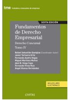 CIVITAS: FUNDAMENTOS DE DERECHO EMPRESARIAL (IV). DERECHO CONCURSAL, de Rafael Sebastián Quetglas | portada del libro