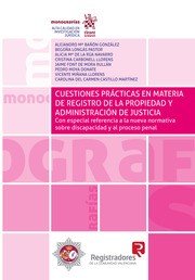 CUESTIONES PRACTICAS EN MATERIA DE REGISTRO DE LA PROPIEDAD, de BAÑON GONZALEZ | portada del libro