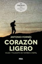 CORAZÓN LIGERO, de Antonio Fornés | portada del libro