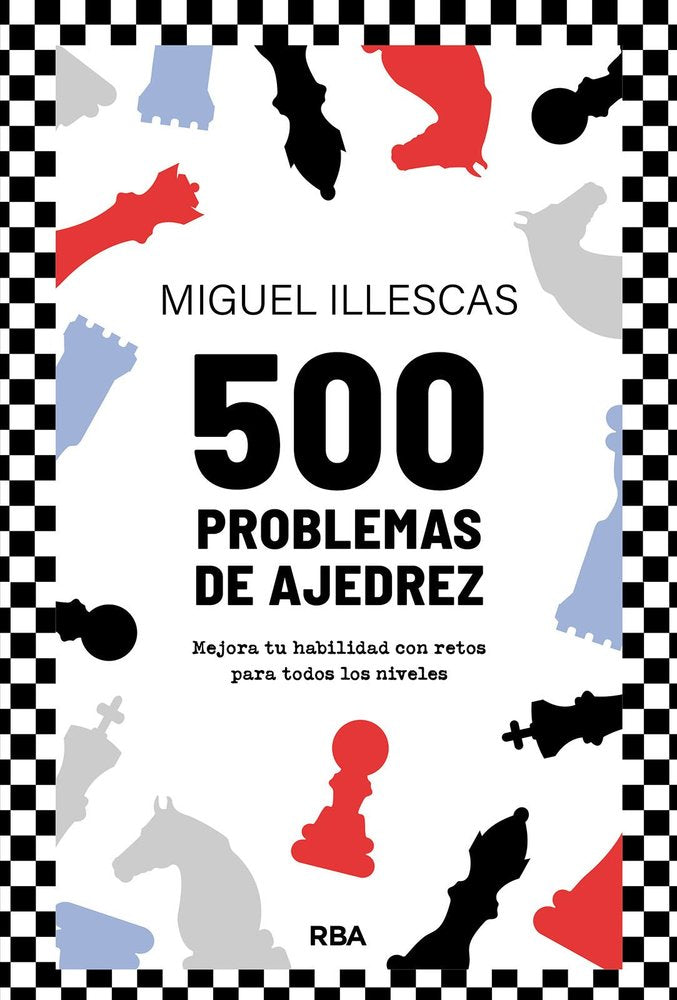 500 PROBLEMAS DE AJEDREZ, de ILLESCAS CORDOBA | portada del libro