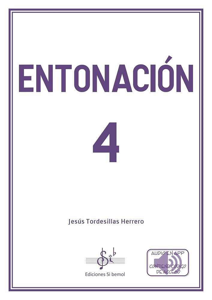 ENTONACION 4, de JESUS TORDESILLAS HERRERO | portada del libro