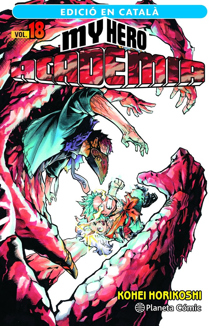 MY HERO ACADEMIA Nº 18 (CATALA), de HORIKOSHI, KOHEI | portada del libro