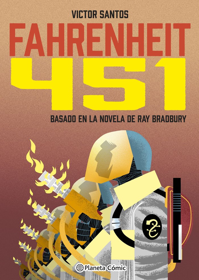 FAHRENHEIT 451 (NOVELA GRAFICA), de SANTOS, VICTOR | portada del libro