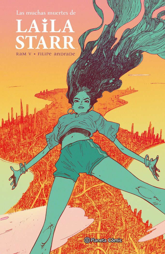 LAS MUCHAS MUERTES DE LAILA STARR, de RAM V | portada del libro