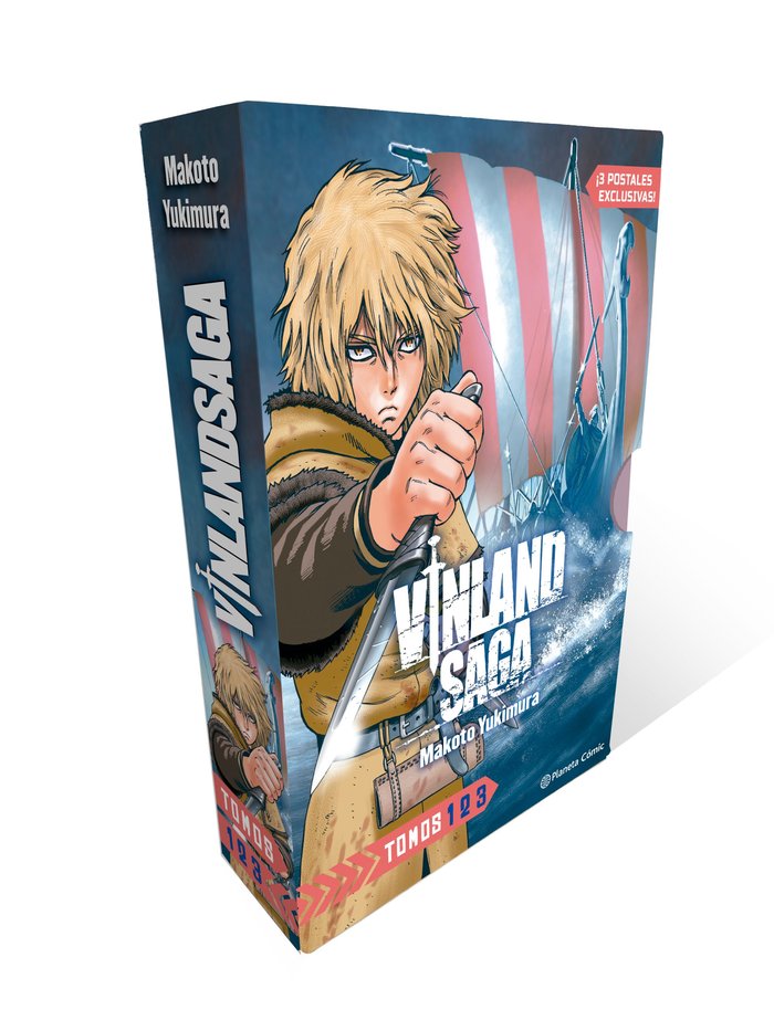 PACK VINLAND SAGA Nº 1+2+3, de YUKIMURA | portada del libro