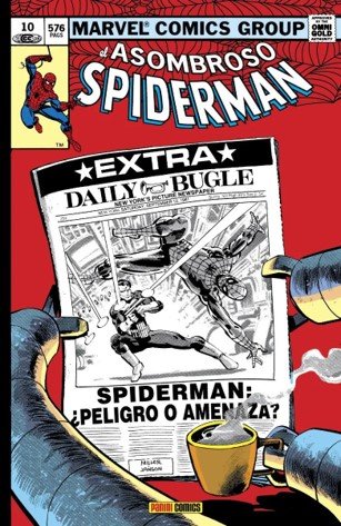 EL ASOMBROSO SPIDERMAN 10 PELIGRO O AMENAZA, de KEITH POLLARD | portada del libro