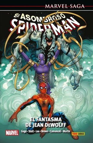 EL ASOMBROSO SPIDERMAN 33 EL FANTASMA DE JEAN DEWOLFF, de GIUSEPPE CAMUNCOLI | portada del libro