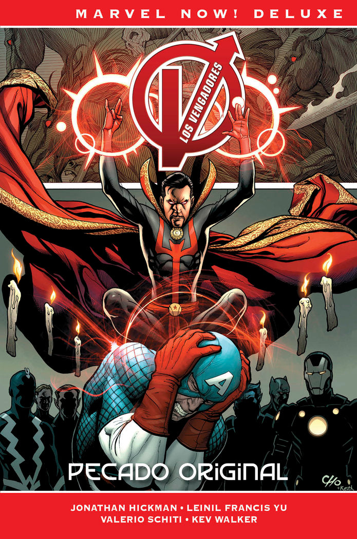 MN30 VENGADORES 7 JH PECADO ORIGINAL, de LEINIL FRANCIS YU, JONATHAN HICKMAN, VAL | portada del libro