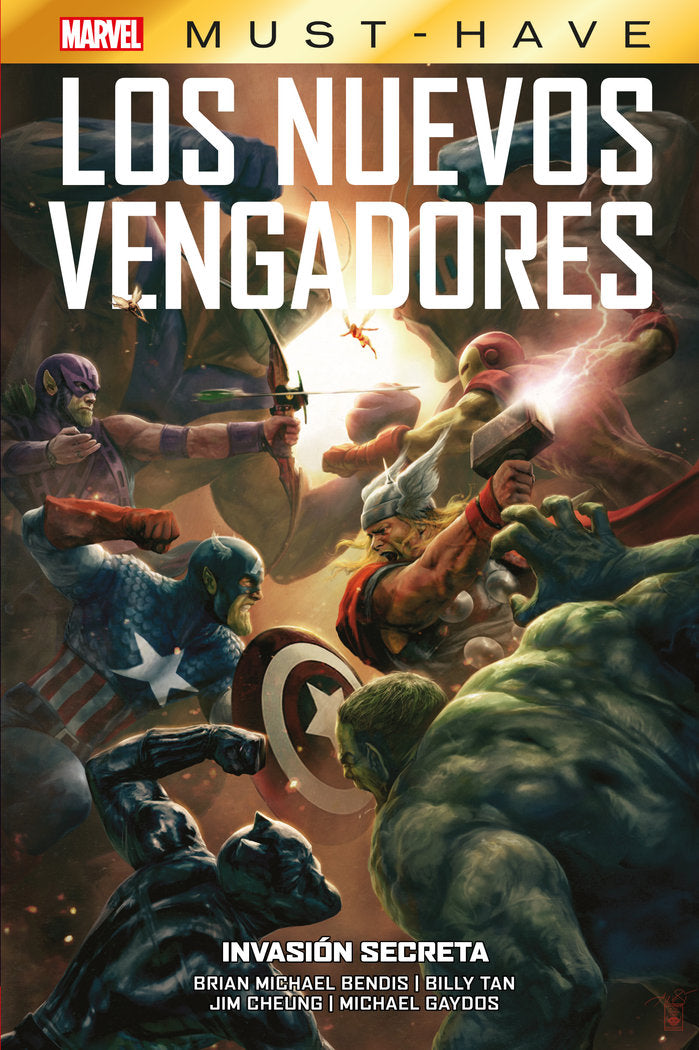 LOS NUEVOS VENGADORES 9 INVASION SECRETA, de MICHAEL GAYDOS | portada del libro