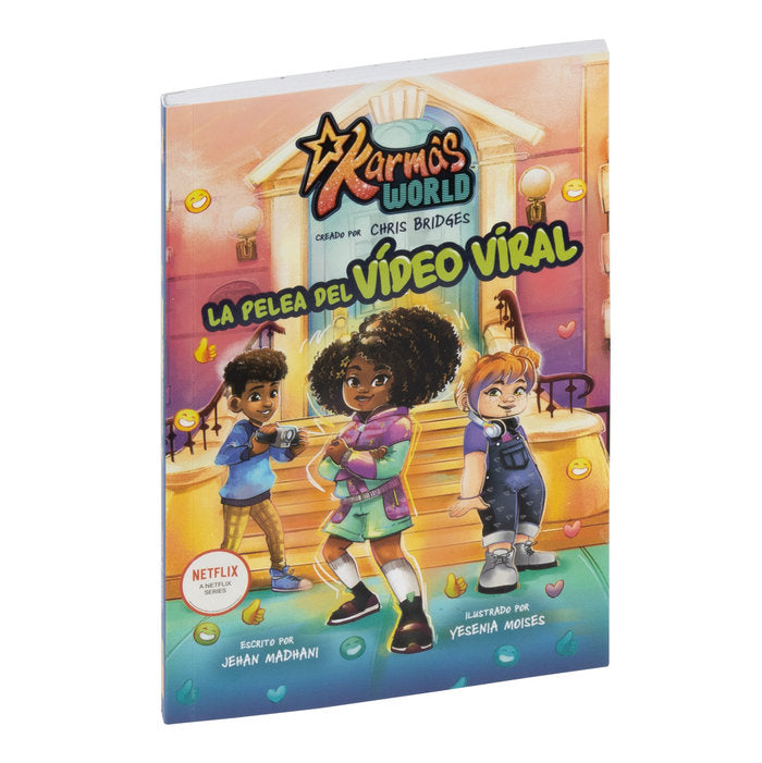 KARMAS WORLD LA PELEA DEL VIDEO VIRAL, de CHRIST BRIDGES | portada del libro