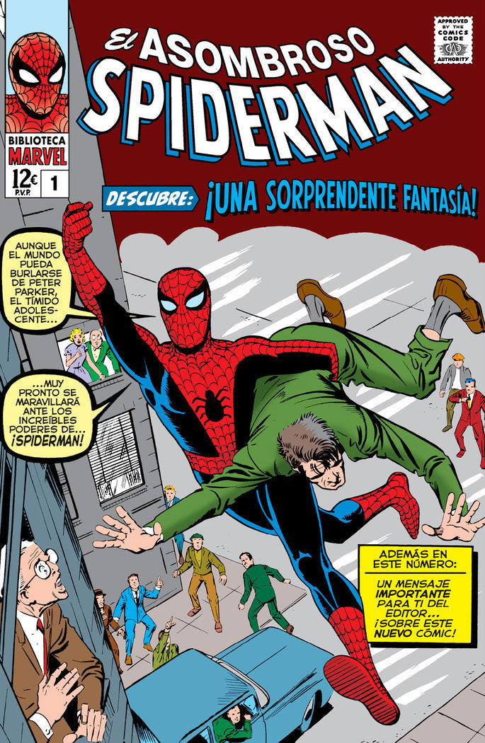 BIBM04 ASOMBROSO SPIDERMAN 1 1962-63, de AA.VV. | portada del libro