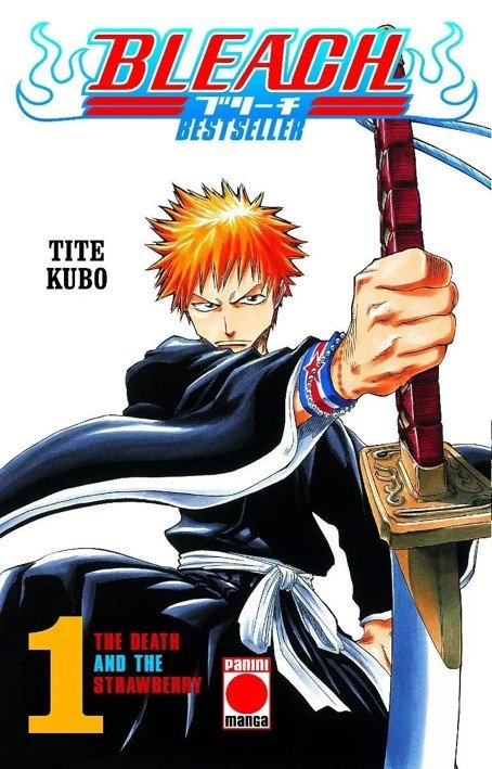 BLEACH BESTSELLER 1 THE DEATH AND THE STRAWBERRY, de TITE KUBO | portada del libro