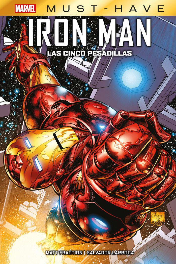 EL INVENCIBLE IRON MAN LAS CINCO PESADILLAS, de MATT FRACTION | portada del libro