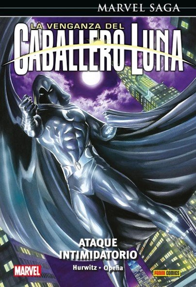 MARVEL SAGA CABALLERO LUNA 6. ATAQUE INTIMIDATORIO, de GREGG HURWITZ | portada del libro